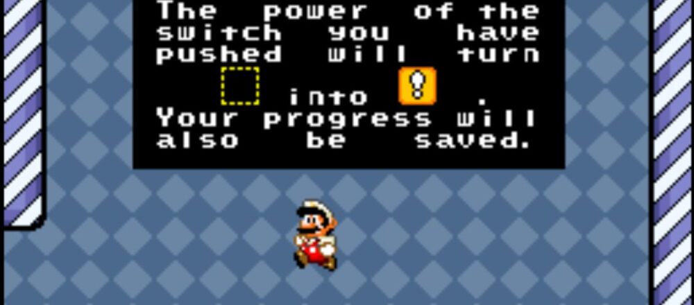 Super Mario World - Yellow Switch