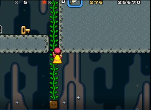 SMW - Foto de la salida secreta de Donut Plains 2