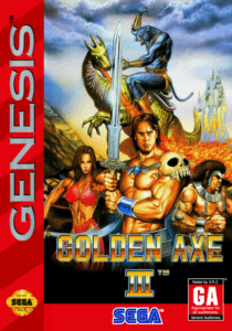 Golden Axe III Custom USA Box Art 1993 Style
