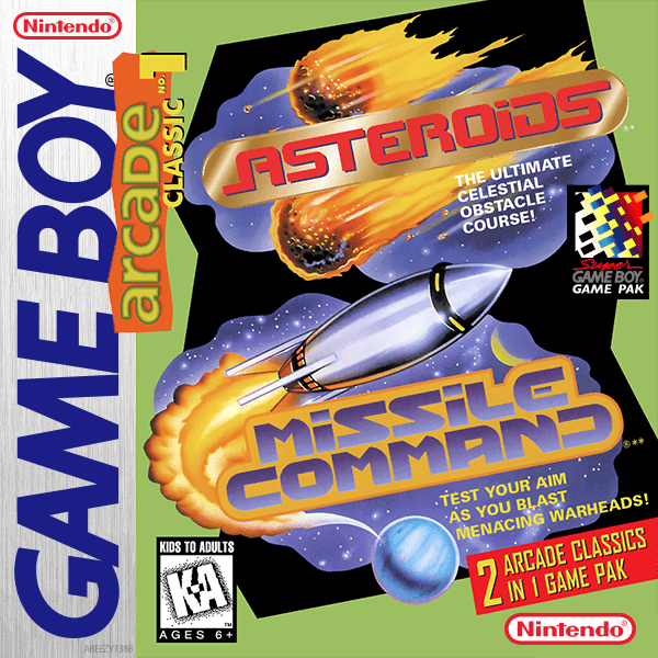 Play Arcade Classic No 1 – Asteroids & Missile Command