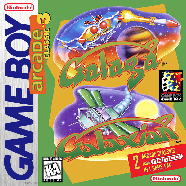 Play Arcade Classic No 3 – Galaga & Galaxian