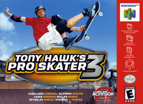 Play Tony Hawk’s Pro Skater 3