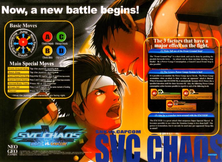 Play SNK vs. Capcom – SVC Chaos