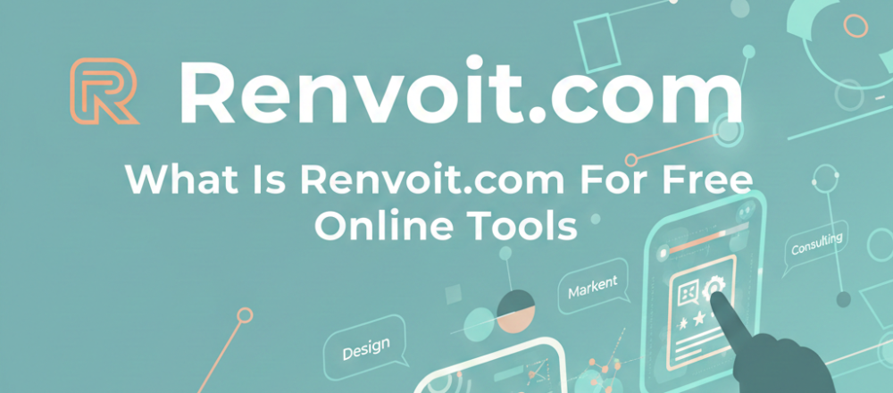 Renvoit.com service marketplace overview with design, content, and marketing solutions plus pricing and performance charts.