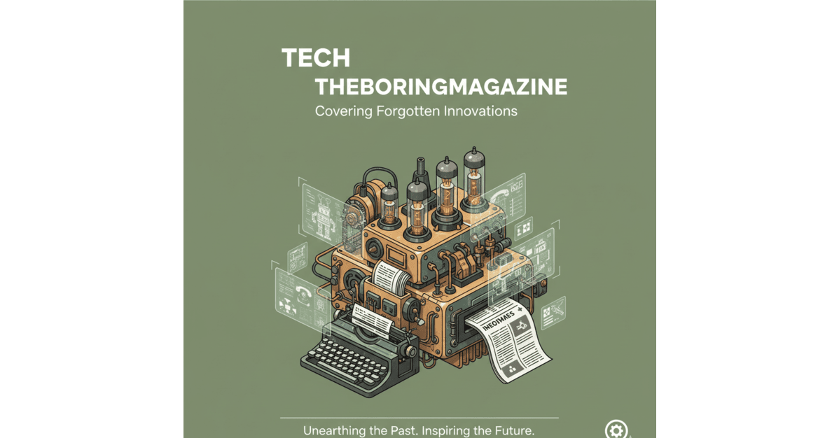 The Tech Boo Tech TheBoringMagazine: Covering Forgotten Innovations