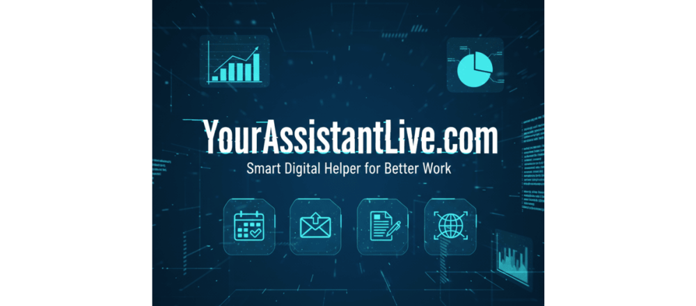 YourAssistantLive.com overview highlighting AI-powered task management, scheduling, email automation, and productivity features for teams and individuals.