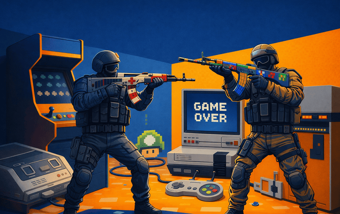 Best Retro Themed Skins in CS2