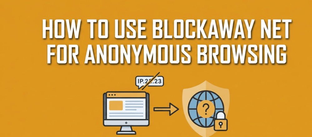 BlockAway Net guide covering free web proxy for anonymous browsing with IP masking and SSL encryption, no install required, US and European servers, YouTube and TikTok support, $3.50/month premium tier, and alternatives including CroxyProxy, ProxySite, Hide.me, KProxy, and 4everproxy.