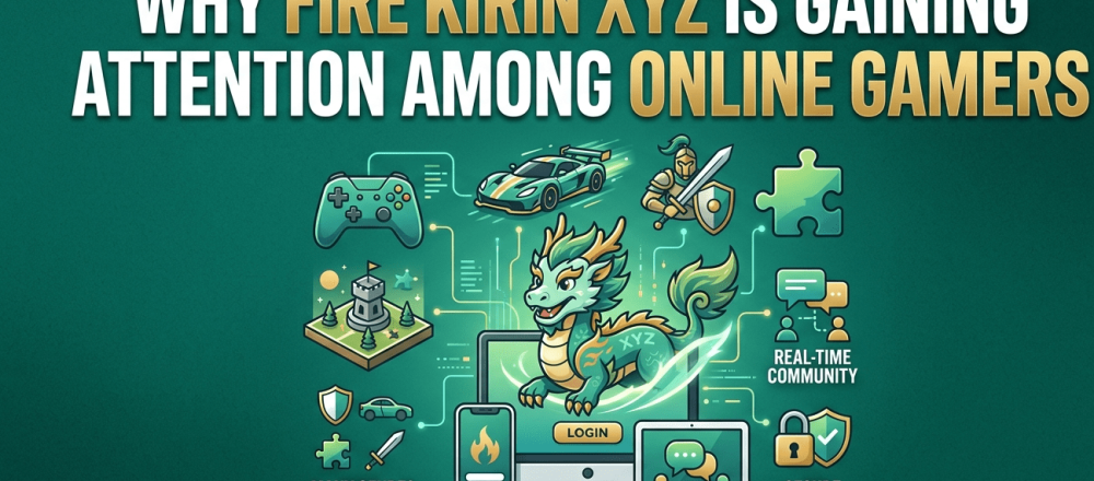 Fire Kirin XYZ online gaming platform overview covering multi-genre catalog (action 28%, puzzle 22%, strategy 20%, racing 16%, RPG 14%), cross-device compatibility, freemium pricing model with premium full catalog access, real-time multiplayer features, and encrypted data protection.