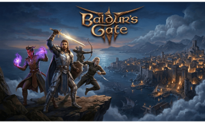 Baldur's Gate 3 crossplay guide showing full cross-platform and cross-save support across PC, Mac, PS5, and Xbox since Patch 8.