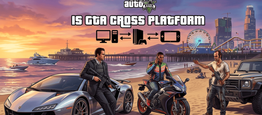 GTA 5 crossplay status in 2026 showing no cross-platform support between PC, PlayStation, and Xbox.