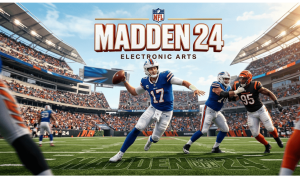 Madden 24 crossplay guide showing cross-platform support between PS5, Xbox Series X|S, and PC, with last-gen consoles excluded.