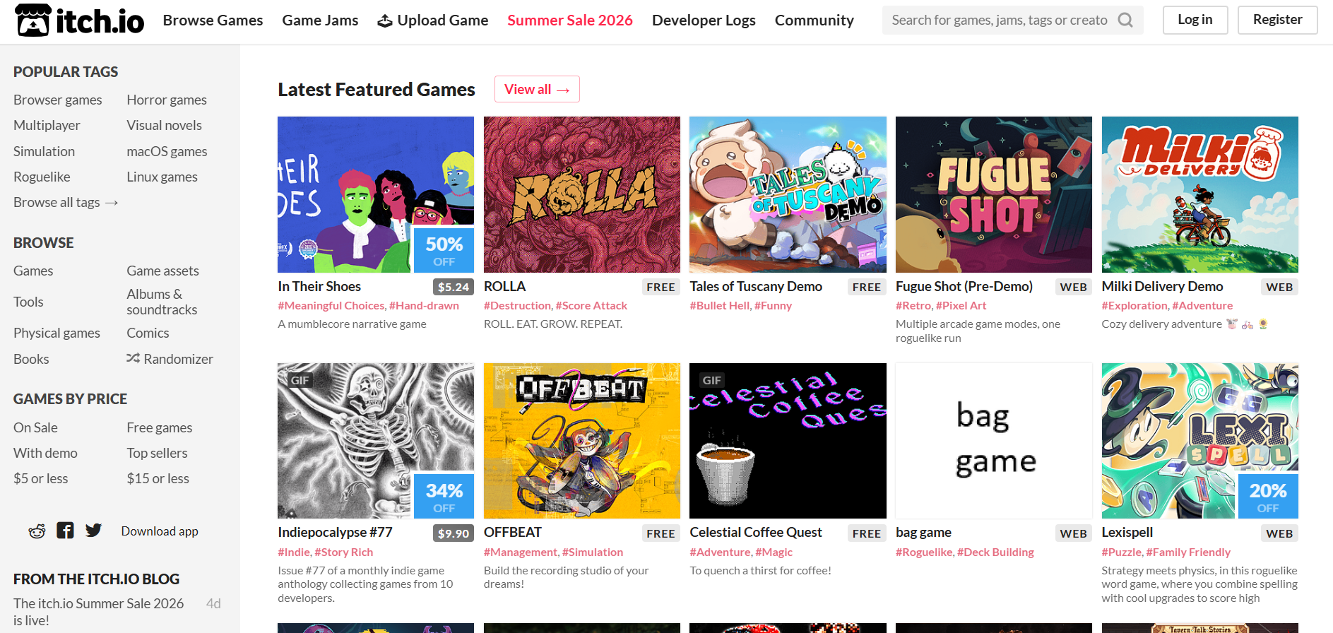 Why Itch.io Is Still One Of The Best Places To Discover Weird, Wonderful Indie Games