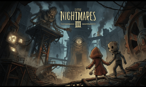 Little Nightmares 3 crossplay status showing no cross-platform co-op support, with only Switch and Switch 2 sharing cross-generation play.