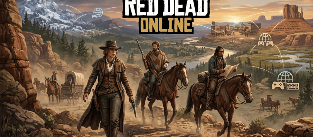 Red Dead Online crossplay status in 2026 showing no cross-platform support between PC, PlayStation, and Xbox.