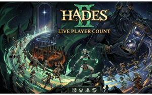 Hades II player count 2026 covering 113K all-time Steam peak, 94% positive review score, v1.0 launch-driven revenue spike, and 3.27 million estimated owners.