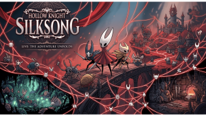 Hollow Knight: Silksong live player tracker and 2026 statistics showing 7.9K concurrent users, 462K launch peak, regional interest, and $117M launch-year revenue.
