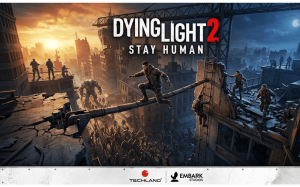 Dying Light 2 crossplay guide showing no cross-platform support between PC, PlayStation, and Xbox, with only Steam-Epic PC pairing and same-family cross-generation play.