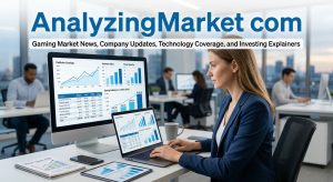 AnalyzingMarket.com gaming market analysis covering industry growth, player attention, business trends, publisher earnings, hardware pricing, battle pass spending, Gen Z habits, and investment insights for gamers.
