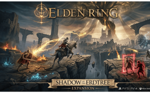 Elden Ring crossplay guide for 2026 showing PC, PlayStation and Xbox players locked into separate matchmaking pools, with cross-generation play allowed and Switch 2 Tarnished Edition kept separate.