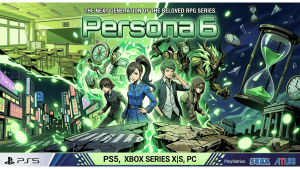 Persona 6 pre-launch statistics for 2026 showing 22,357 Steam followers and a #91 wishlist rank, confirmed PS5, Xbox Series and PC platforms, and peak player comparisons with earlier Atlus releases.