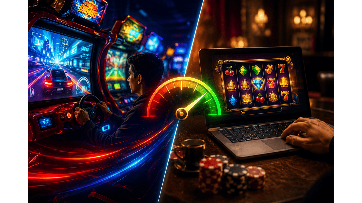 Why Game Speed Matters Comparing Arcade Pacing With Online Casino Games