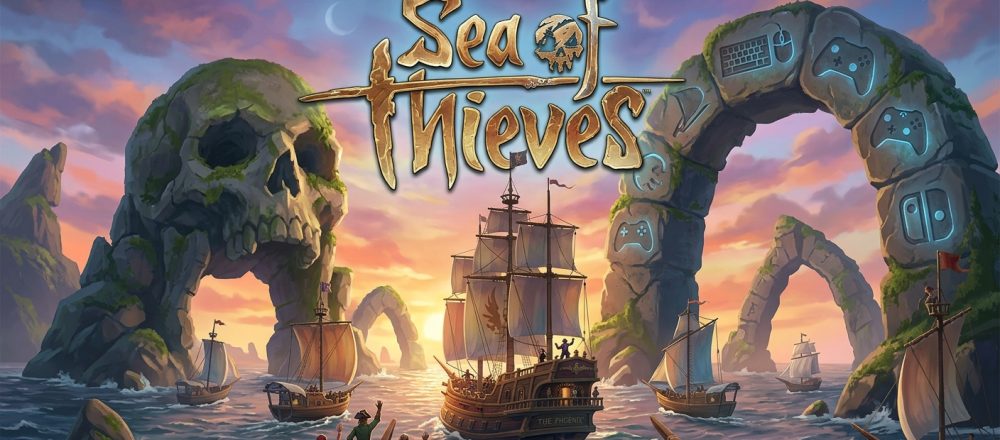Sea of Thieves cross-platform guide showing crossplay and cross-save support across PS5, Xbox, and PC in 2026.