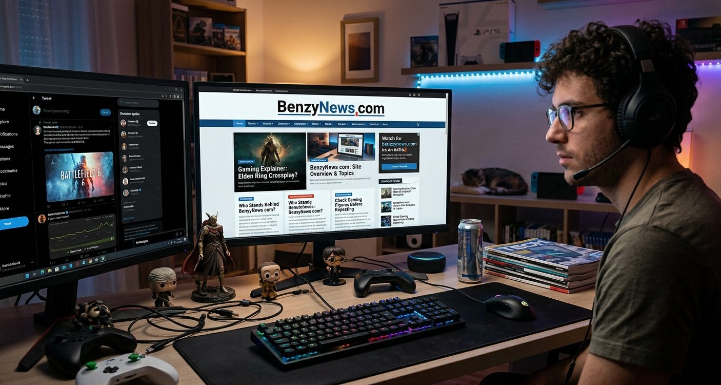 BenzyNews com gaming news reliability guide covering ownership, bylines, gaming coverage, lookalike domains, source verification, and safe browsing.