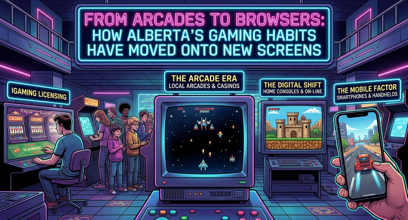 From Arcades to Browsers: How Alberta’s Gaming Habits Have Moved Onto New Screens